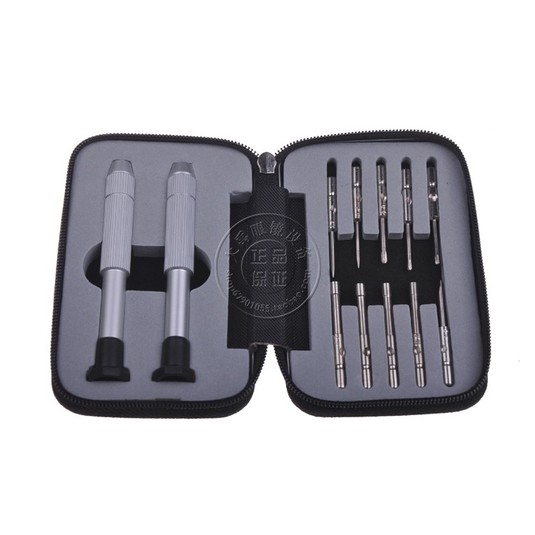 Obeng Kacamata Multifungsi/Set Obeng Kacamata Serba Guna Obeng Kecil Minus Plus Rimless Bor + tas Penyimpanan