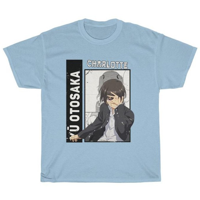 Tshirt Yuu Otosaka Charlotte Anime Manga Premium Unisex