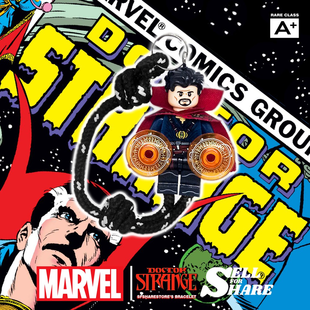 GELANG LEGO DOCTOR STRANGE / GELANG MINIFIGURE DOCTOR STRANGE / GELANG TALI / GELANG AESTHETIC VIRAL
