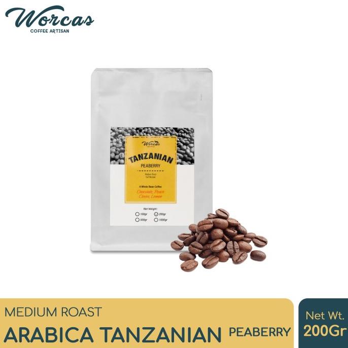 

Kopi Arabica Tanzanian "Peaberry" 200 Gram Medium Roast