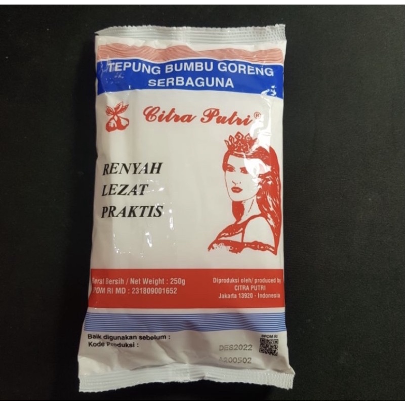 

Tepung Bumbu Serbaguna Citra Putri 250gr