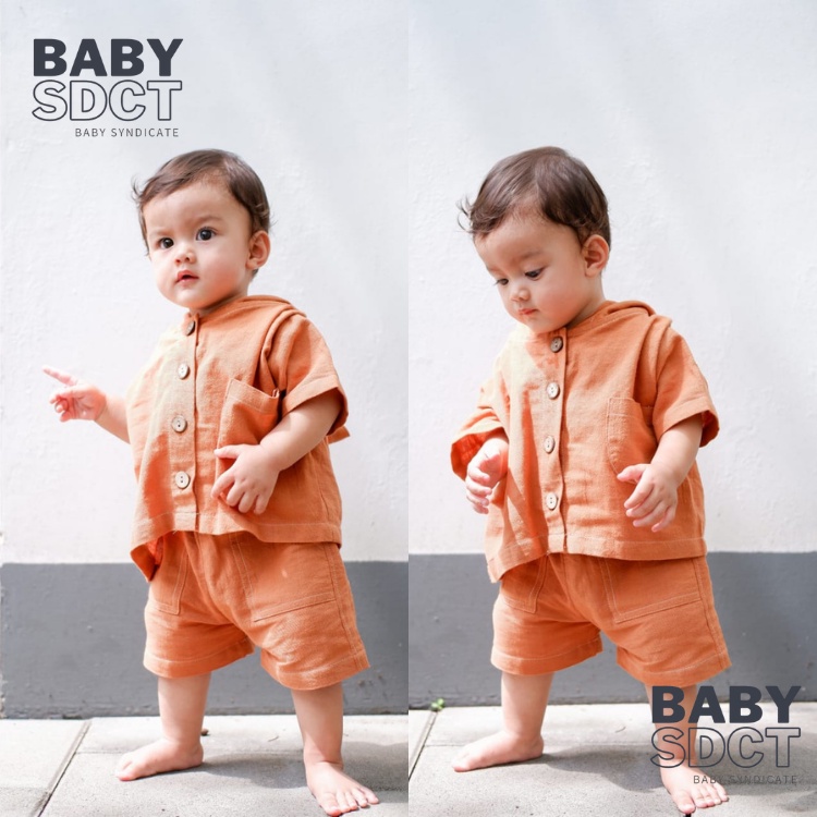 BABY SYNDICATE Jodie Set anak unisex linen angel
