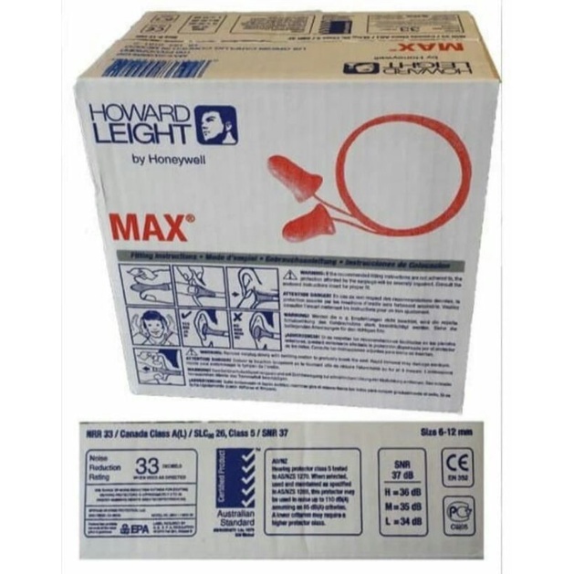 EarPlug HOWARD LEIGHT MAX 30 / Ear Plug Max Honeywell