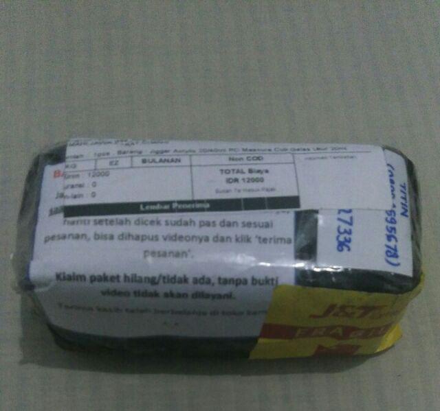 Jigger Acrylic 20/40ml Pc Measure Cup Gelas Ukur 20ml 40ml