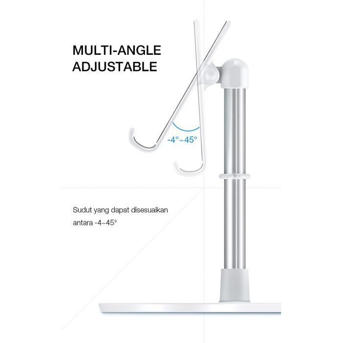 Holder stand Handphone Universal Liftable Foldable Aluminium Aloy 100% Original Robot