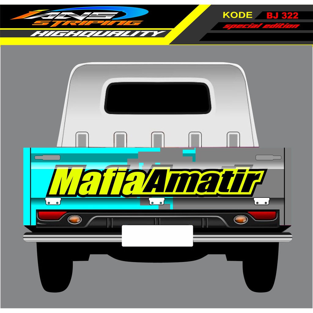 DECAL STICKER GRANMAX PICK UP / STIKER BAK BELAKANG GRANMAX / DECAL MOBIL GRANMAX