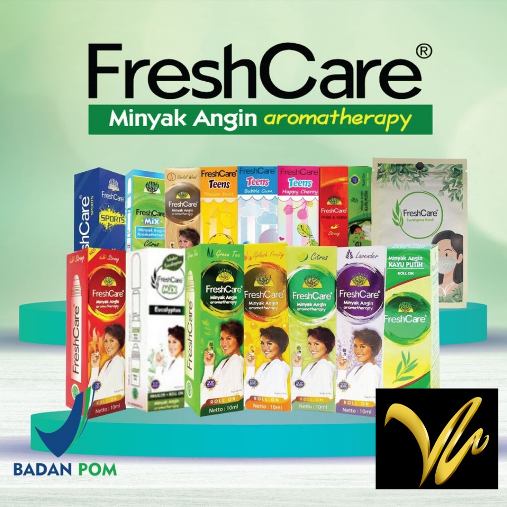 FRESH CARE (BPOM) Minyak Angin Aromatheraphy Roll On 10mL aroma terapi gosok freshcare (VC)