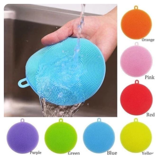 Spon Silikon Cuci Piring / Silikon Pencuci Piring Wajan Serbaguna / Spons noda / Spons Cuci piring