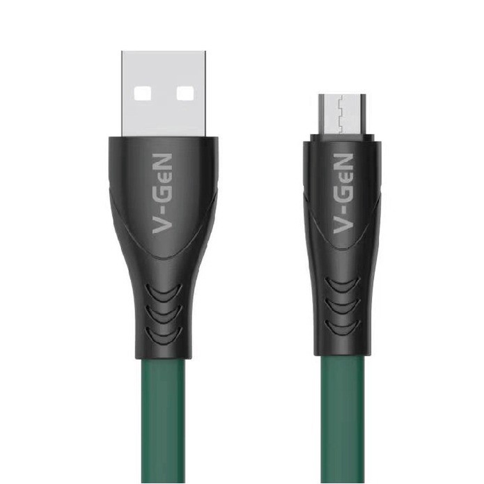 Kabel Data MicroUSB V-GeN VCB-22 3A Fast Charging Micro USB Pipih VGEN