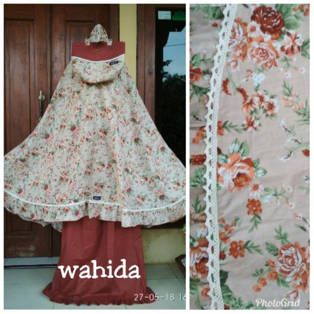 Mukena katun | Mukena katjep | Mukena katun jepang