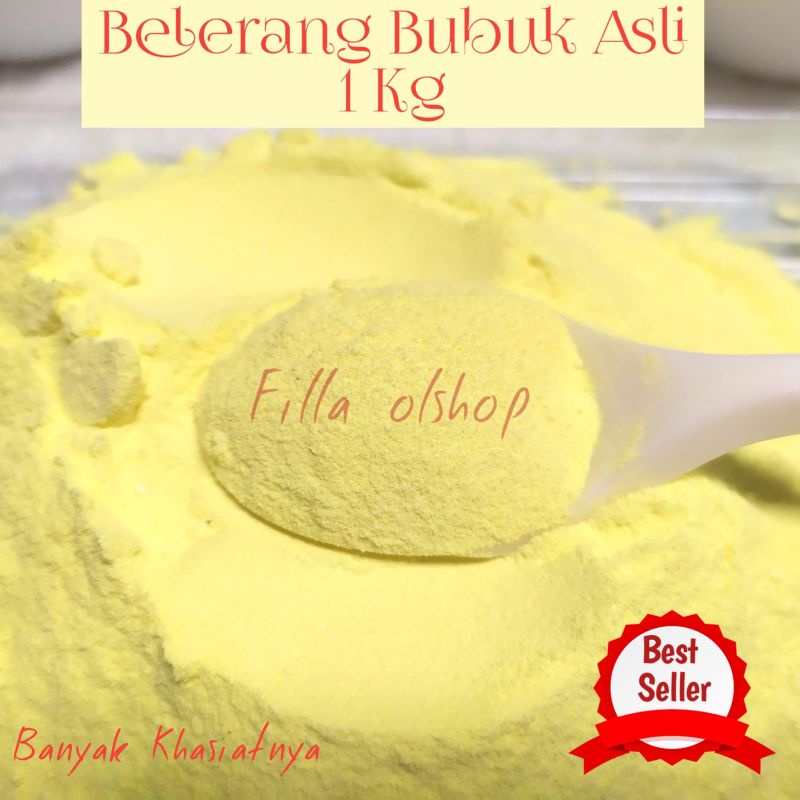 Belerang Bubuk Sulfur Asli 1 Kg / Obat Kulit / Obat Gatal