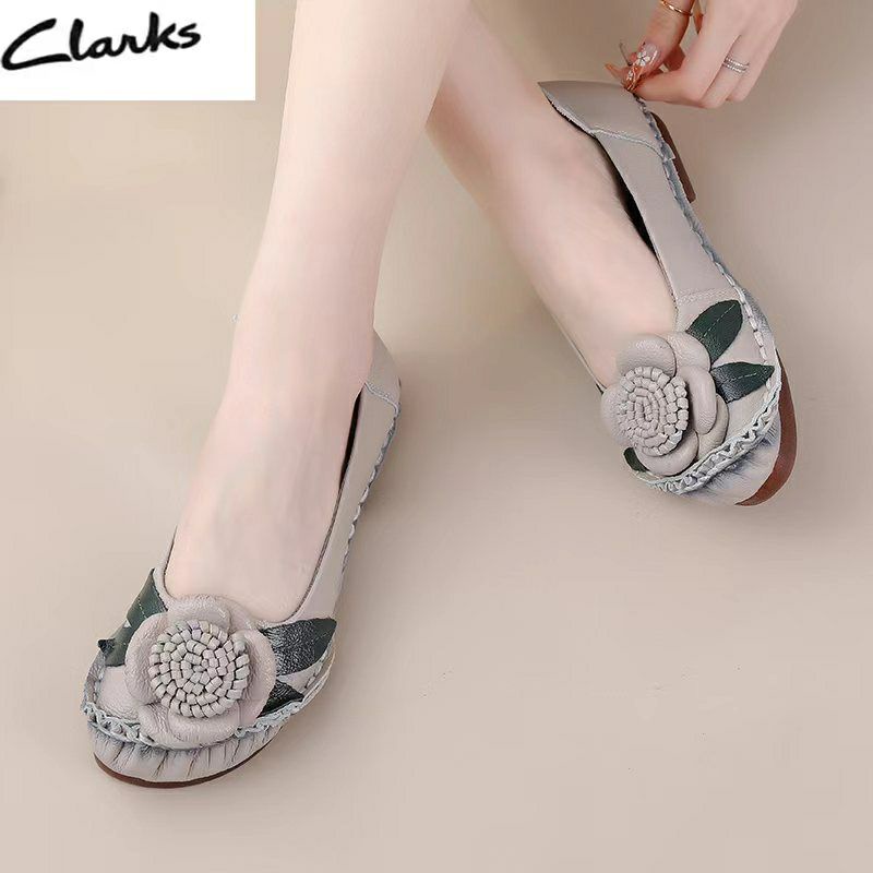 SEPATU WANITA CLARKS KD881 FLATSHOES WOMEN / SEPATU KERJA / SEPATU KANTOR / SEPATU KULIT