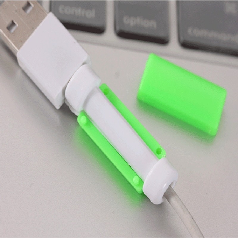 3Pcs USB Cable Protectors Mobile Phone Charging Wire Saver Sleeves