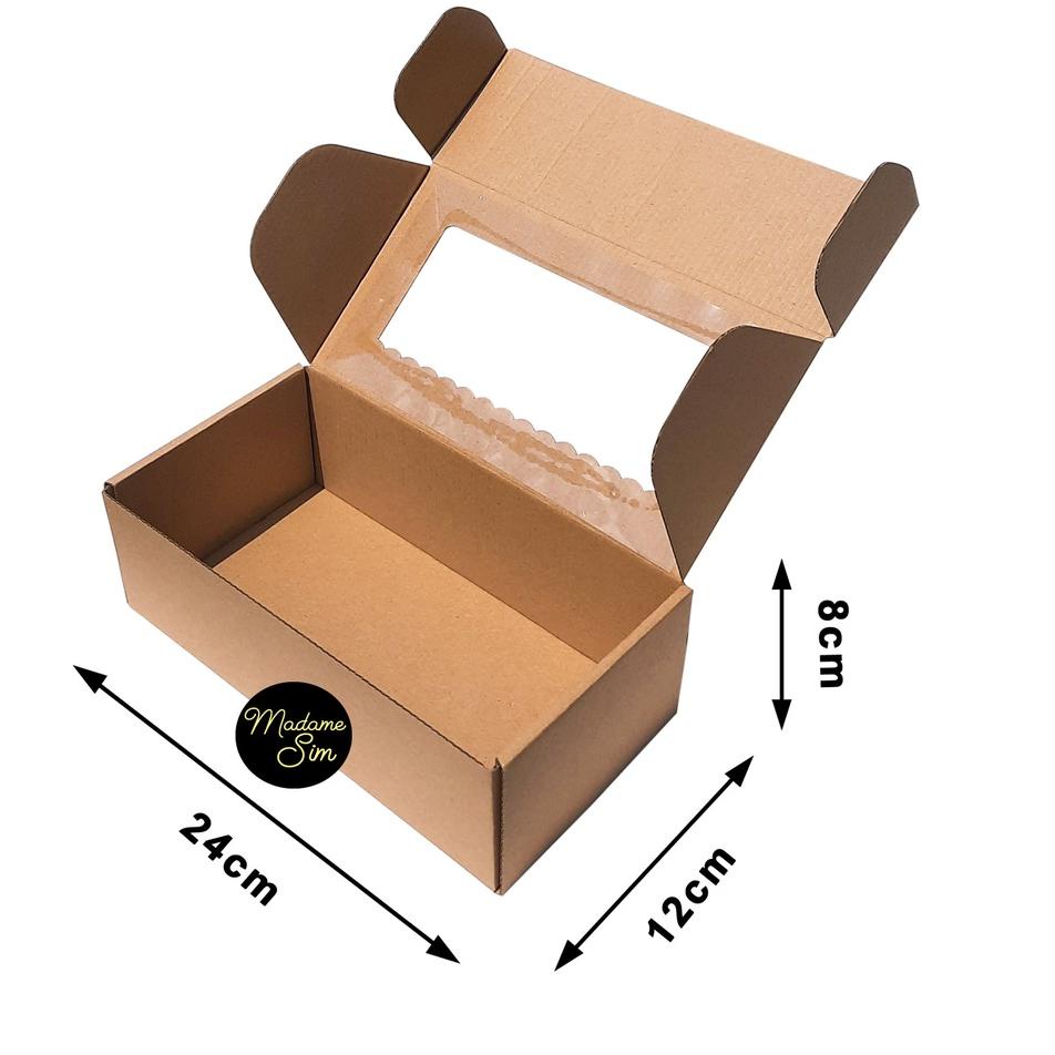 

❖GROSIR❖ KOTAK KUE - CAKE BOX - DUS BOLU 24 x 12 x 8 CM - MS-08 (ISI : 10 PCS)