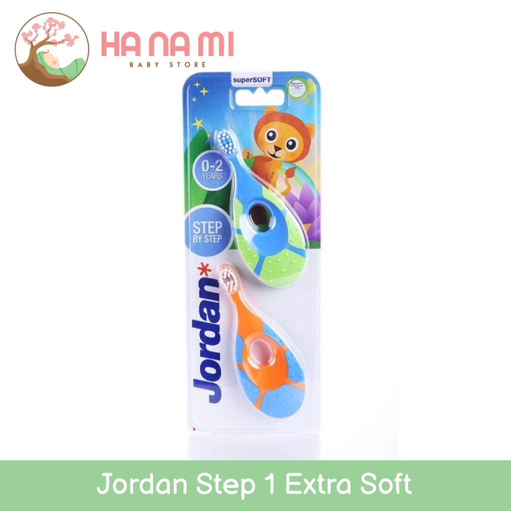 Jordan Kids Step 1 (0-2 Years) Soft | Sikat Gigi Anak Usia 0-2 Tahun