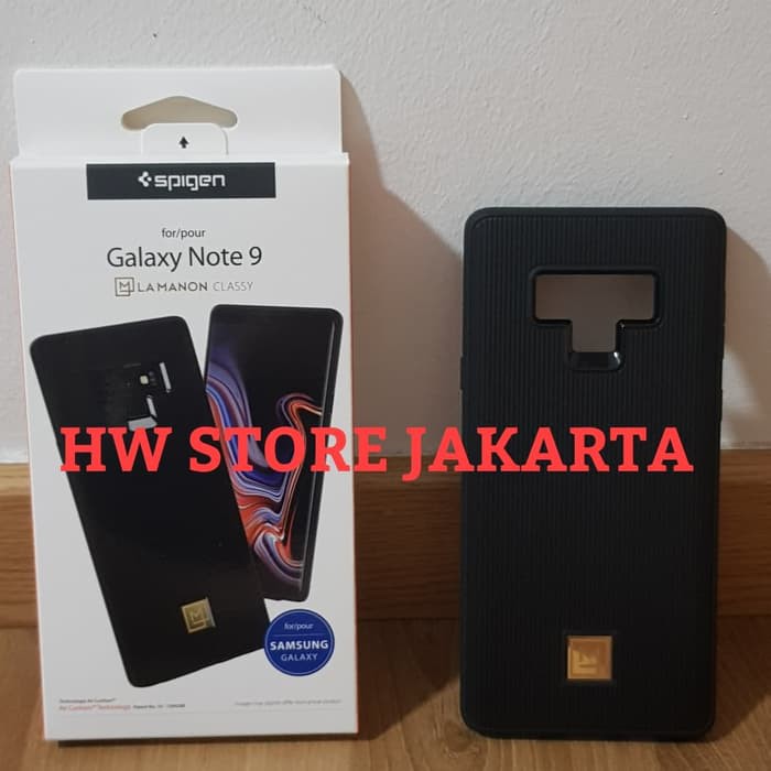 SPIGEN LA MANON CLASSY PREMIUM CASE GALAXY NOTE 9 - BLACK - ORIGINAL