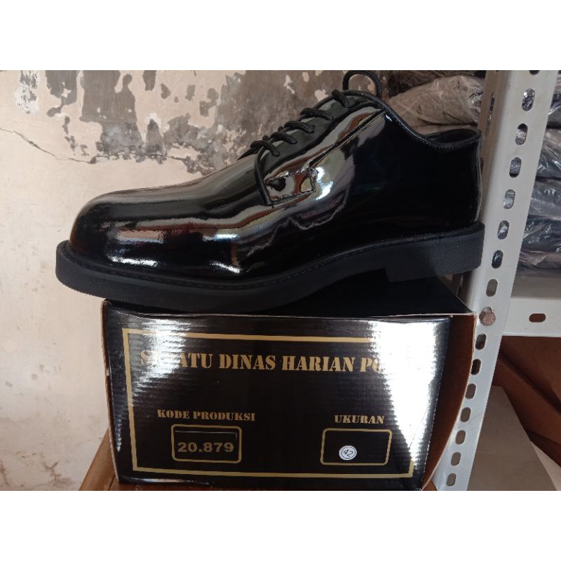 sepatu pdh jatah polri kuwalitas original