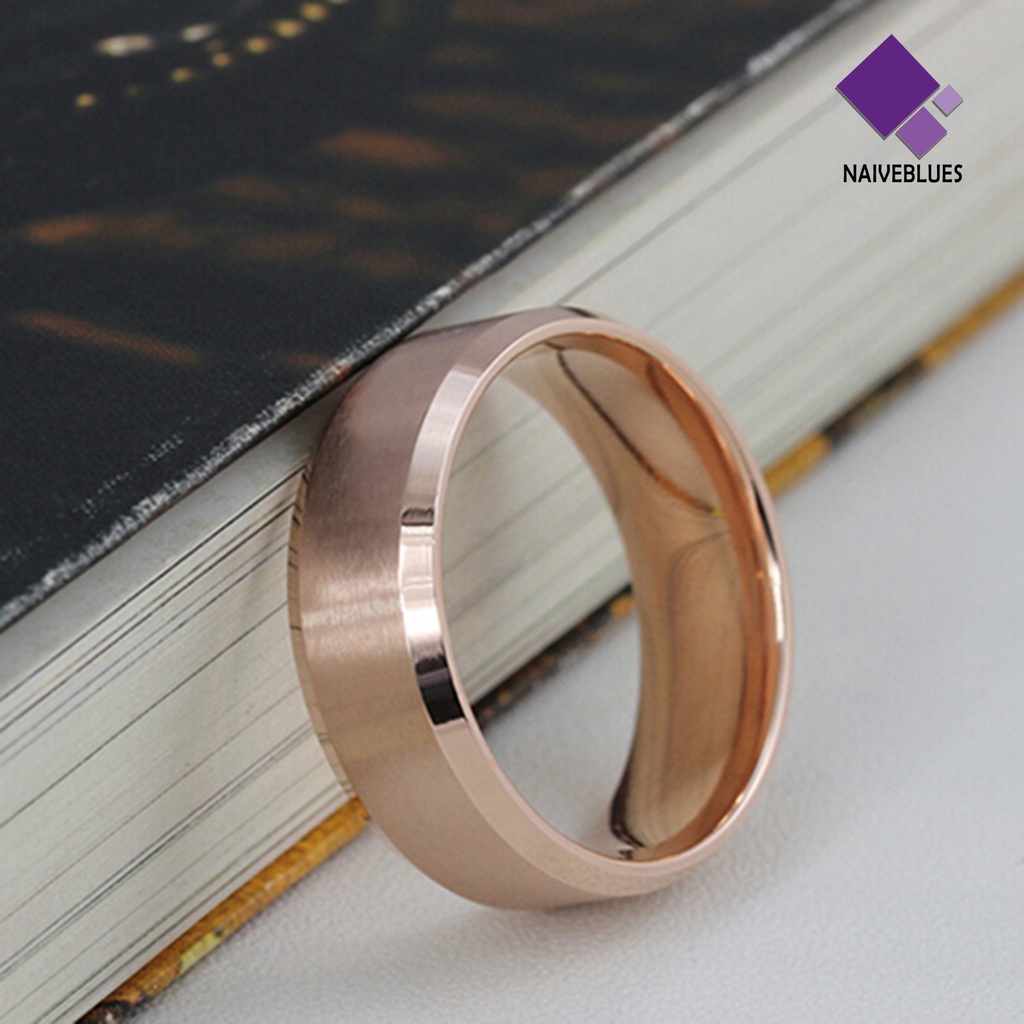 Cincin Bahan Titanium Steel Gaya Punk Untuk Cocktail