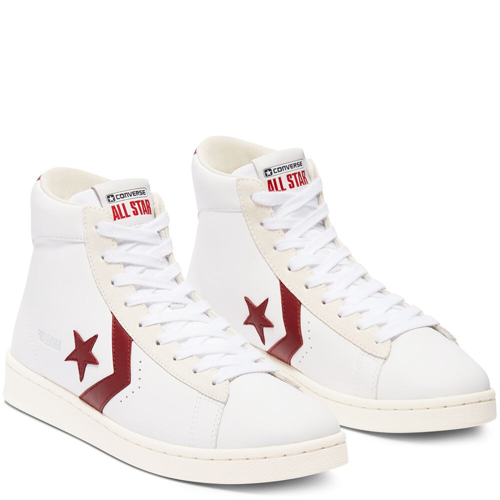 red converse pro leather