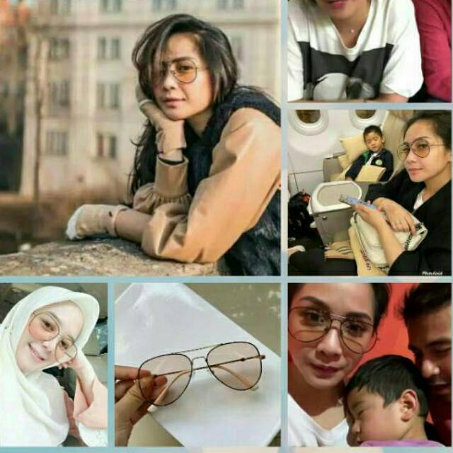 BEST SELLER Kacamata Fashion Wanita / Kacamata Wanita Gucci Nagita Super Fullset & Free Cleaners