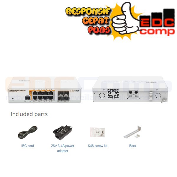 Solusi Mikrotik Cloud Router Switch CRS112-8G-4S-IN/CRS112-8G-4S-IN Terlaris