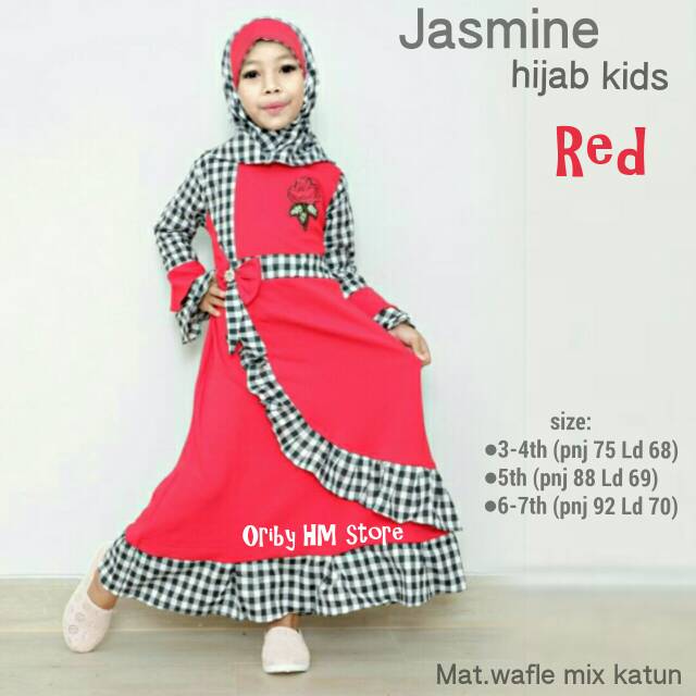 Gamis Jasmine hijab Kids