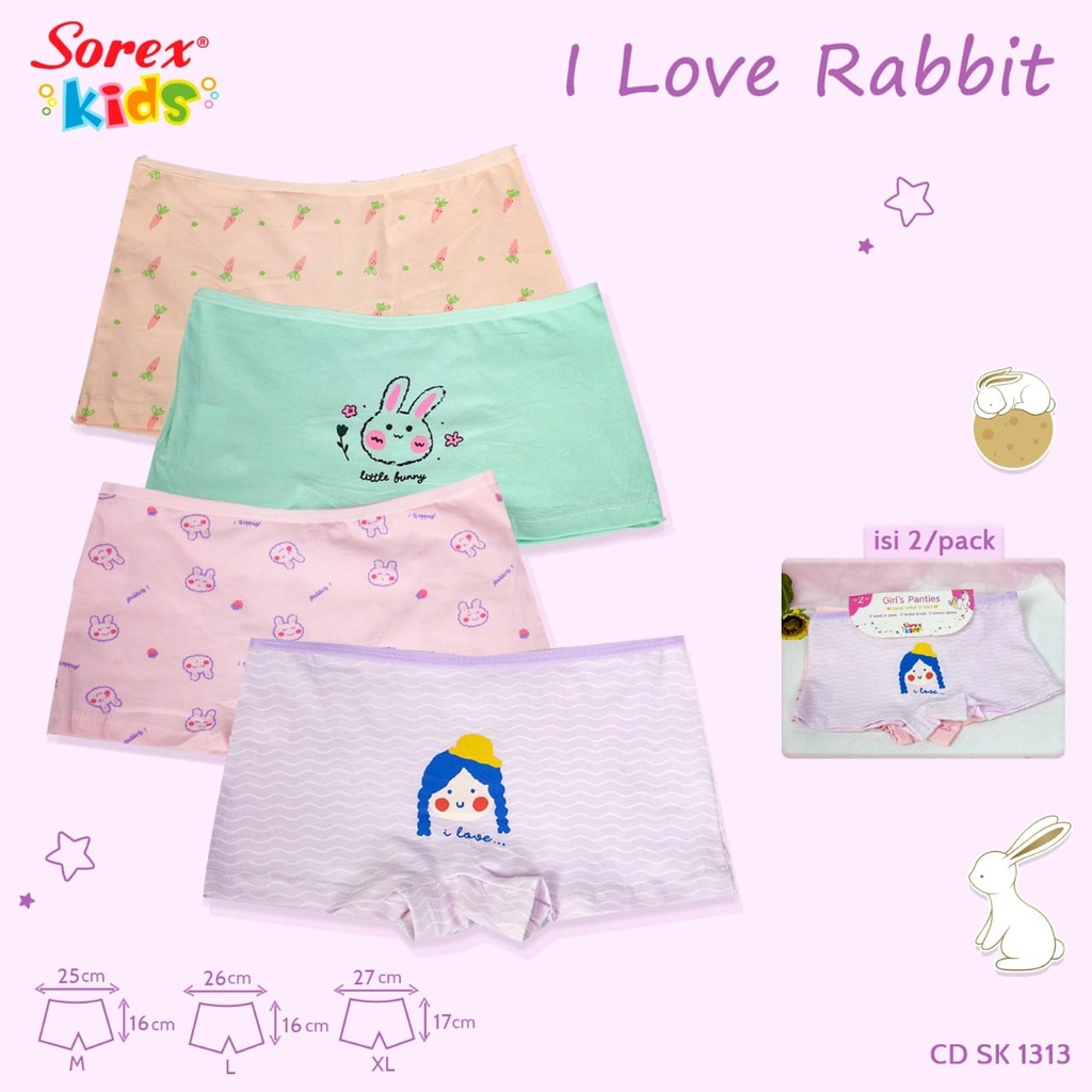 SOREX CELANA DALAM ANAK PEREMPUAN BOXER ANAK PEREMPUAN SOREX KIDS TL3