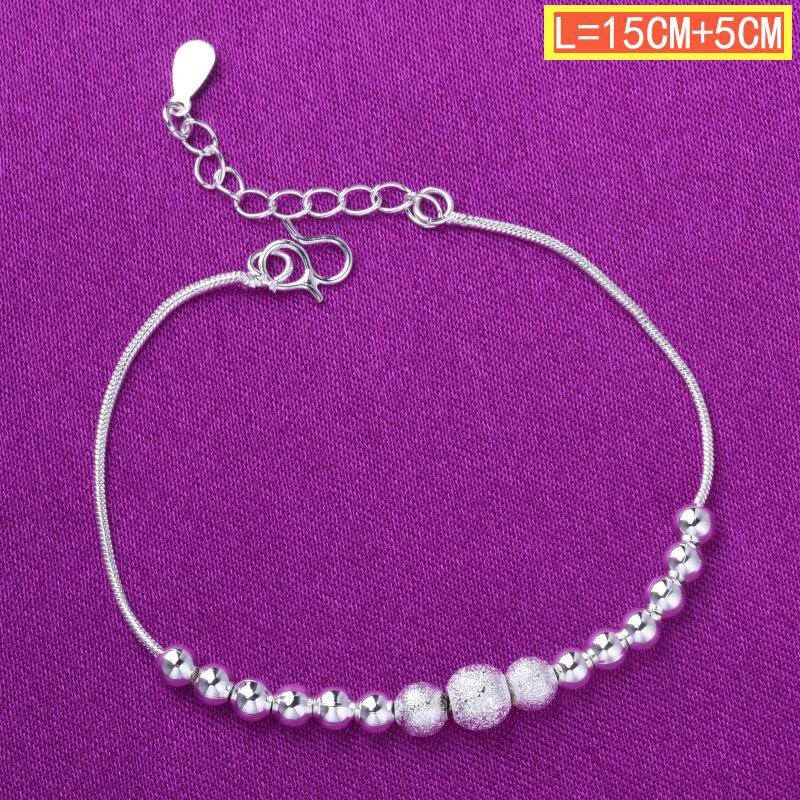 50 gaya 925 gelang perak asli, aksesoris perhiasan fashion Jepang dan Korea-45