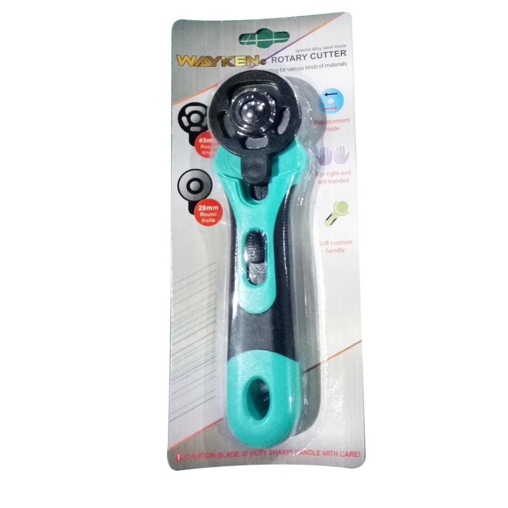 Rotary Cutter Wayken 45mm / 45 mm Alat / Gunting Potong Bahan