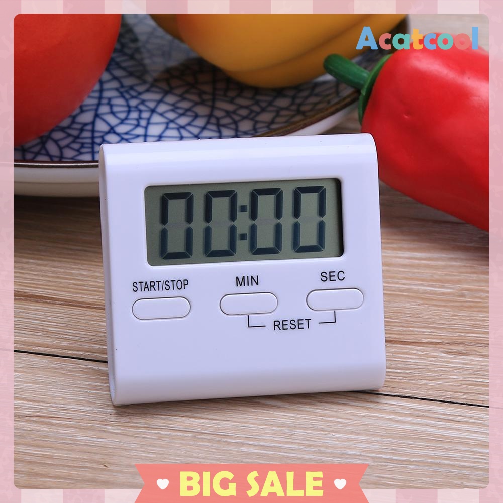 Handy LCD Digital Table Magnet Alarm Clock DIY Kitchen Oven Cooking Timer