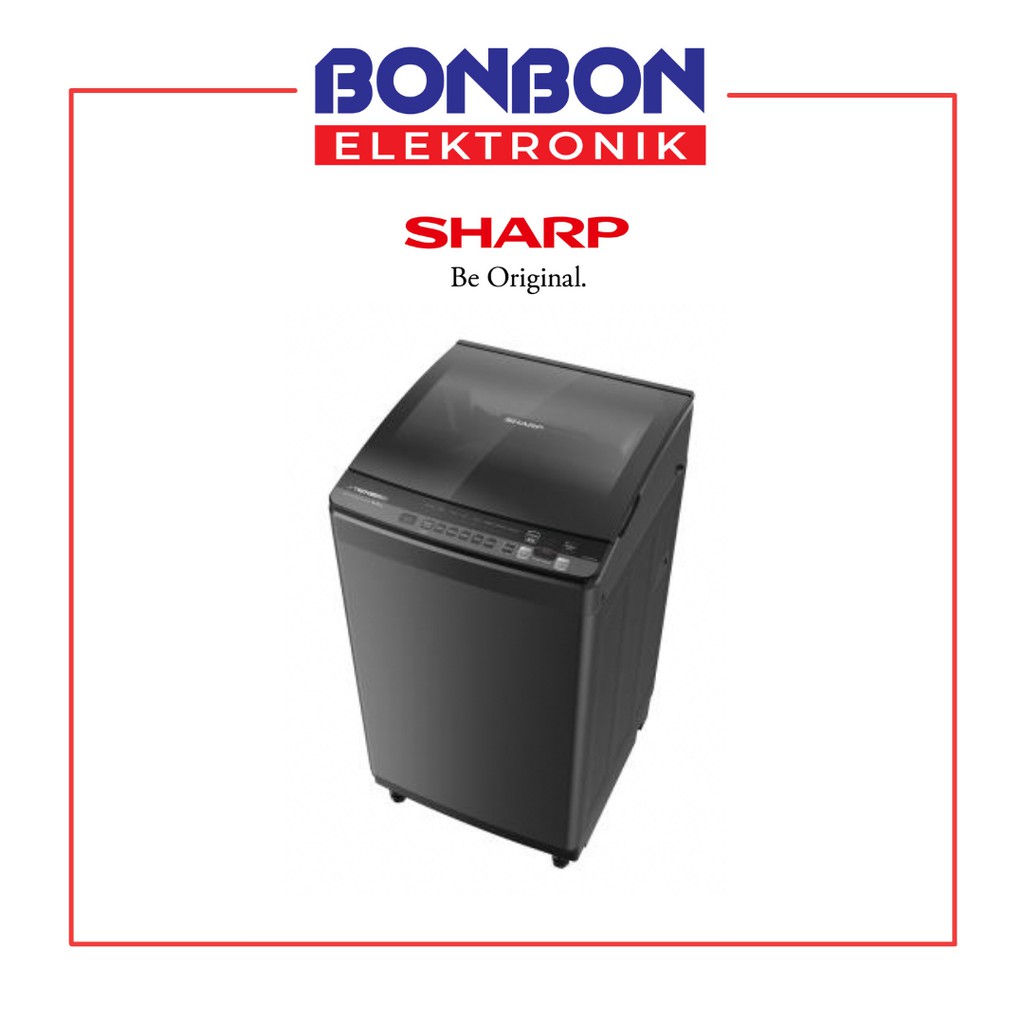 Sharp Mesin Cuci 1 Tabung 9.5KG ES-M9500XT-SA / ESM 9500 XTSA / 9500XT