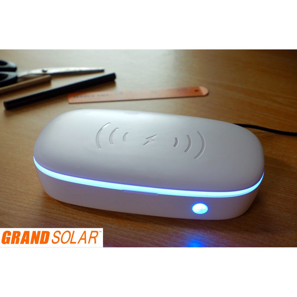 LED UV Sterilization Box / BOX STERIL + WIRELESS CHARGER *ORI*