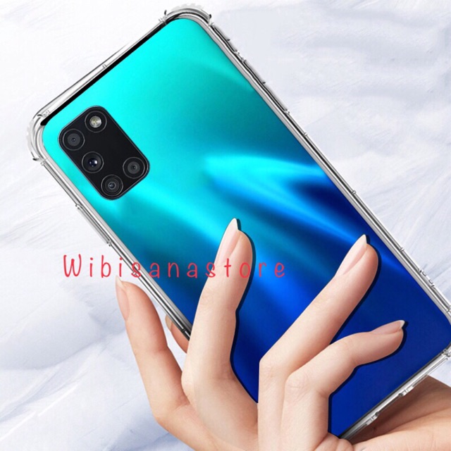 WS95 Original Case Sarung Hp Samsung Galaxy A31 2020 Airbag Corner Soft Casing Cover High Quality