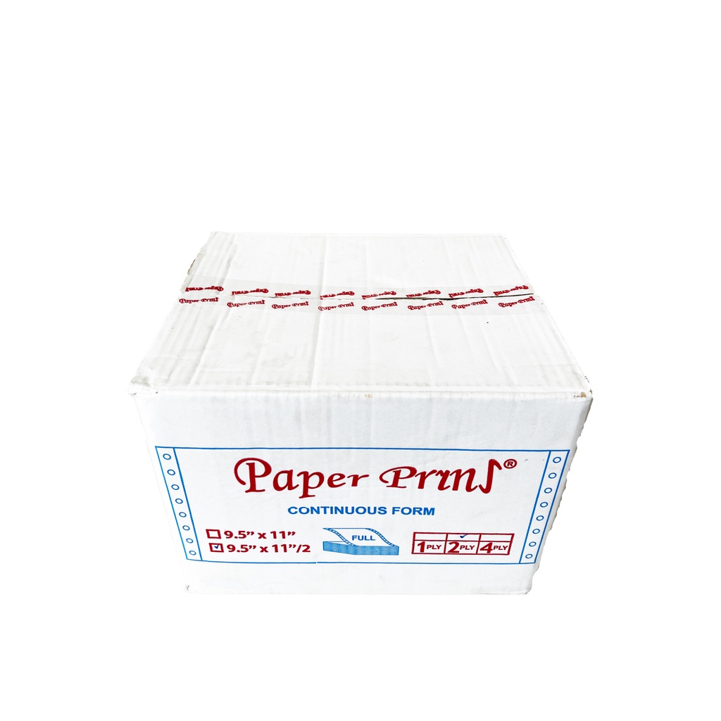 

PAPERPRYNS CONTINUOUS FORM 9,5 X 11/2 (ISI FULL) 2PLY - PM (PRS/BAGI2)