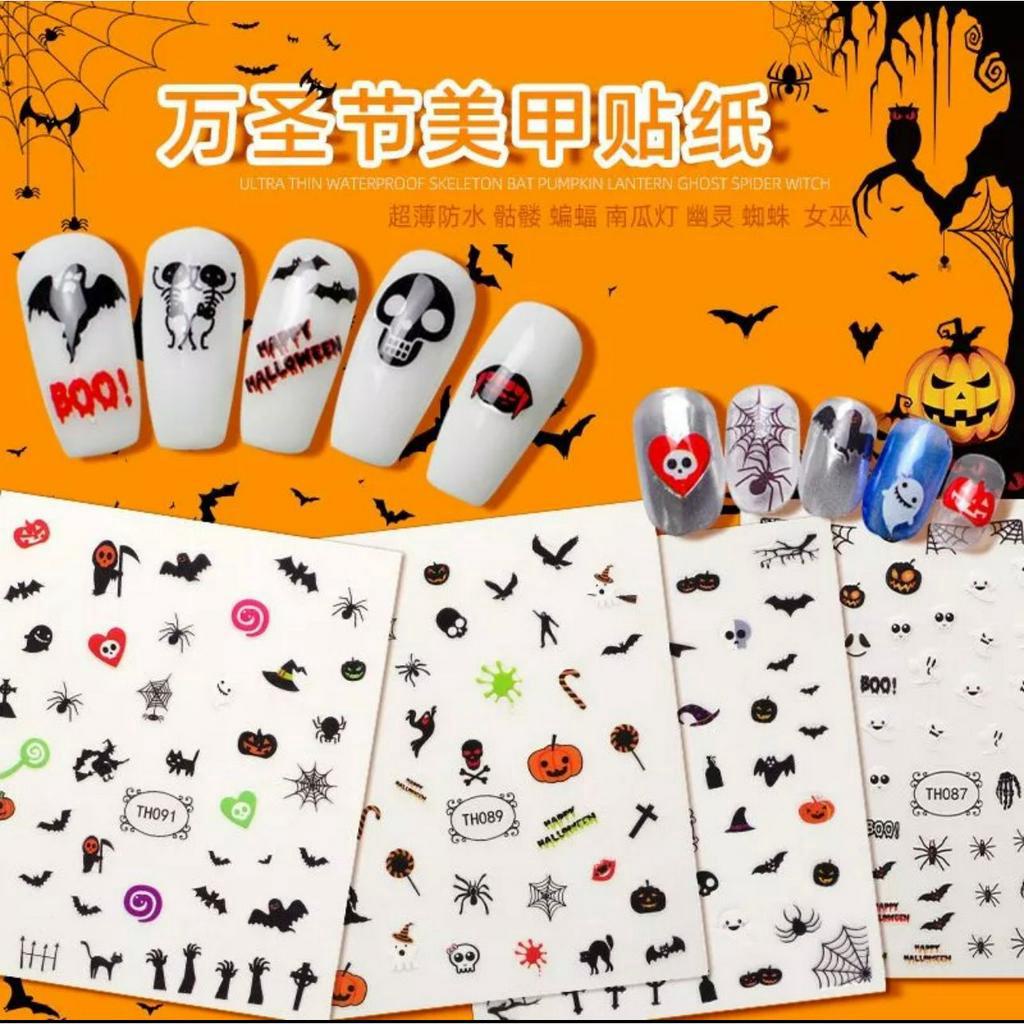 TH STIKER KUKU MOTIF 3D NAIL ART || STIKER KUKU ANAK DEWASA HIASAN DEKORASI - BD