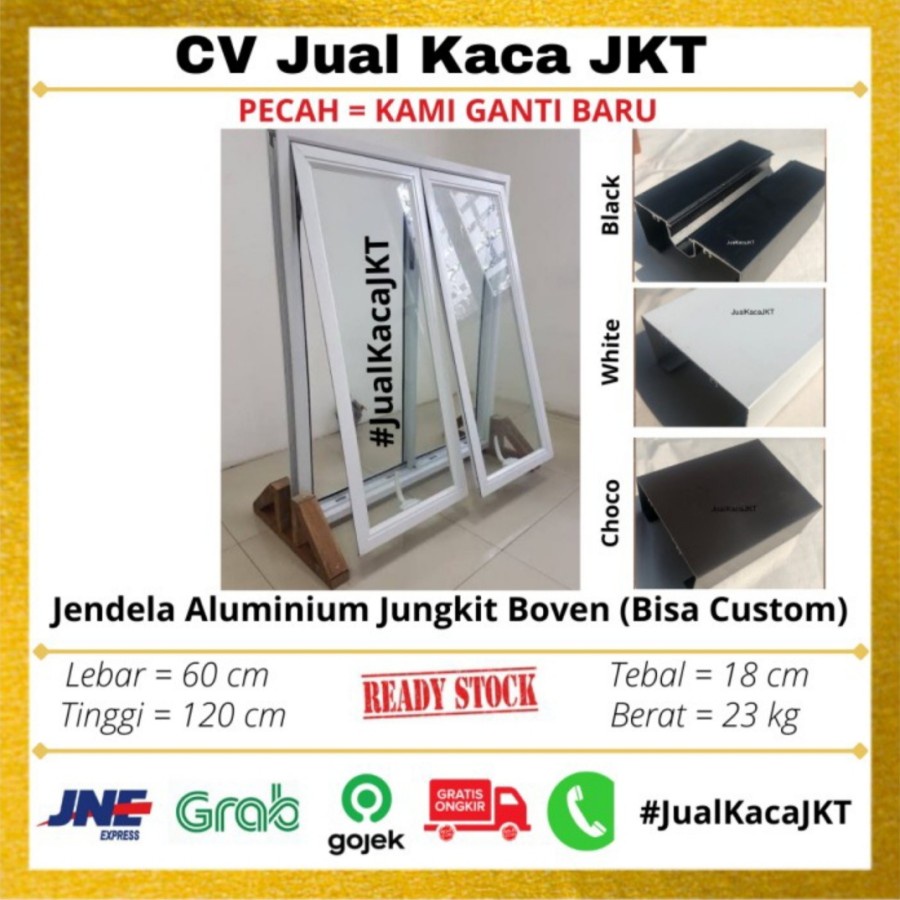 Jual Jendela Aluminium 120x60 Alexindo | Shopee Indonesia