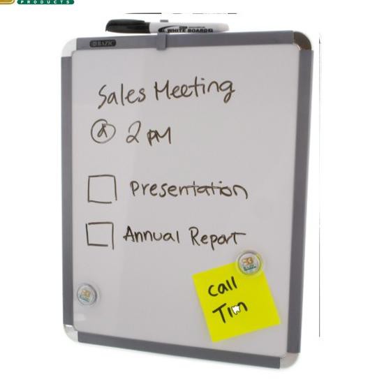 

｀ gi Bazic Magnetic Dry Erase Board 11"x14" - Papan Tulis Magnet Best Produk¯