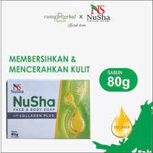 sabun pemutih badan ampuh permanen NUSHA Collagen Original BPOM tanpa efek samping 100% ORIGINAL