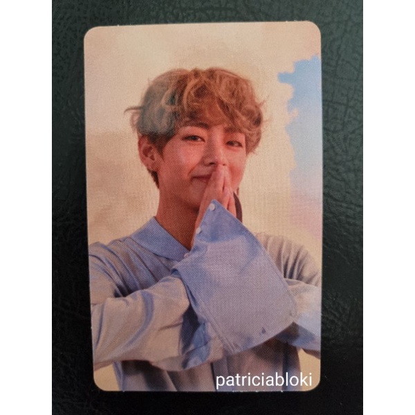 Official Photocard BTS V Taehyung Her O Ver Album Love Yourself Pc Tae ly suga jungkook jk yoongi ji