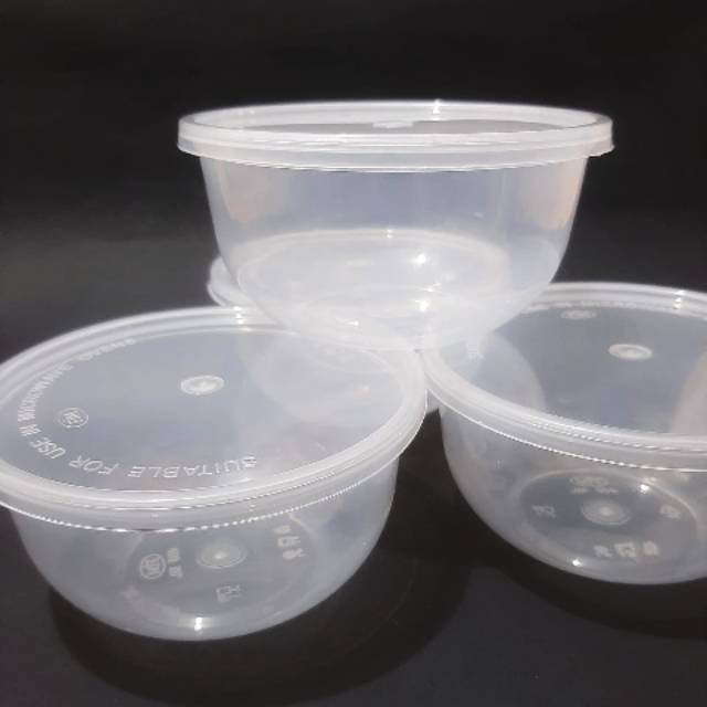 Thinwall / Tempat Bubur / Cup Bowl Mangkuk 400 ml isi 25 pcs Murah