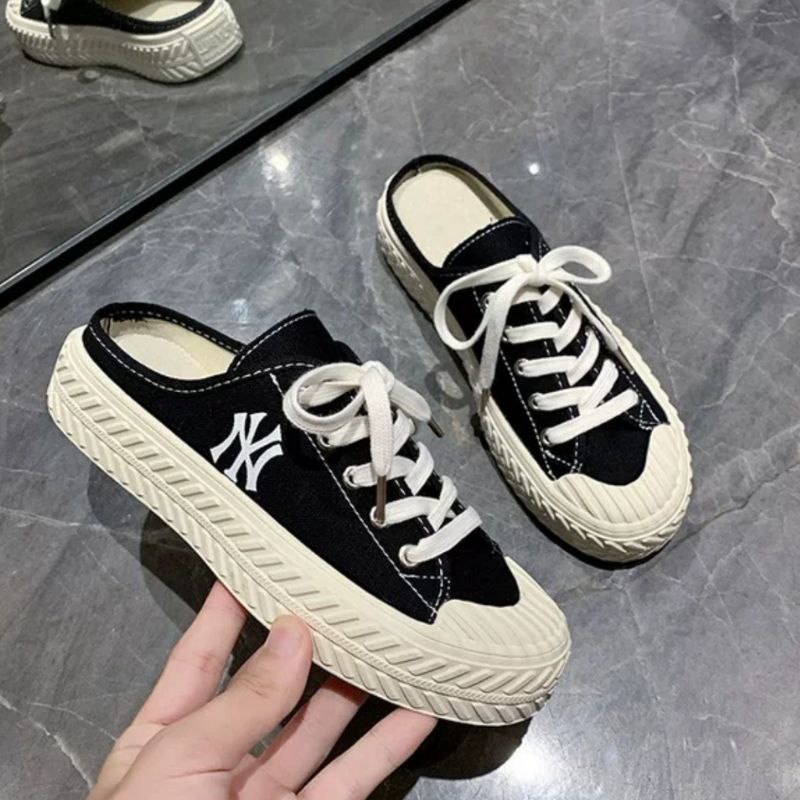 DDS1013 Sneakers Wanita Korea Import Sepatu Tali Kekinian Wanita-6