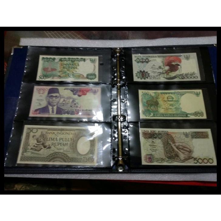 

BEST SELLER !!! ALBUM MAP KOLEKSI UANG KERTAS PAPER MONEY - BISA REFILL TERLARIS