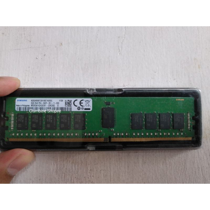 RAM Server 8GB 2400 DDR4 Samsung 8GB 2400 DDR4 PC4-2400T Memory ECC Registered RDIMM