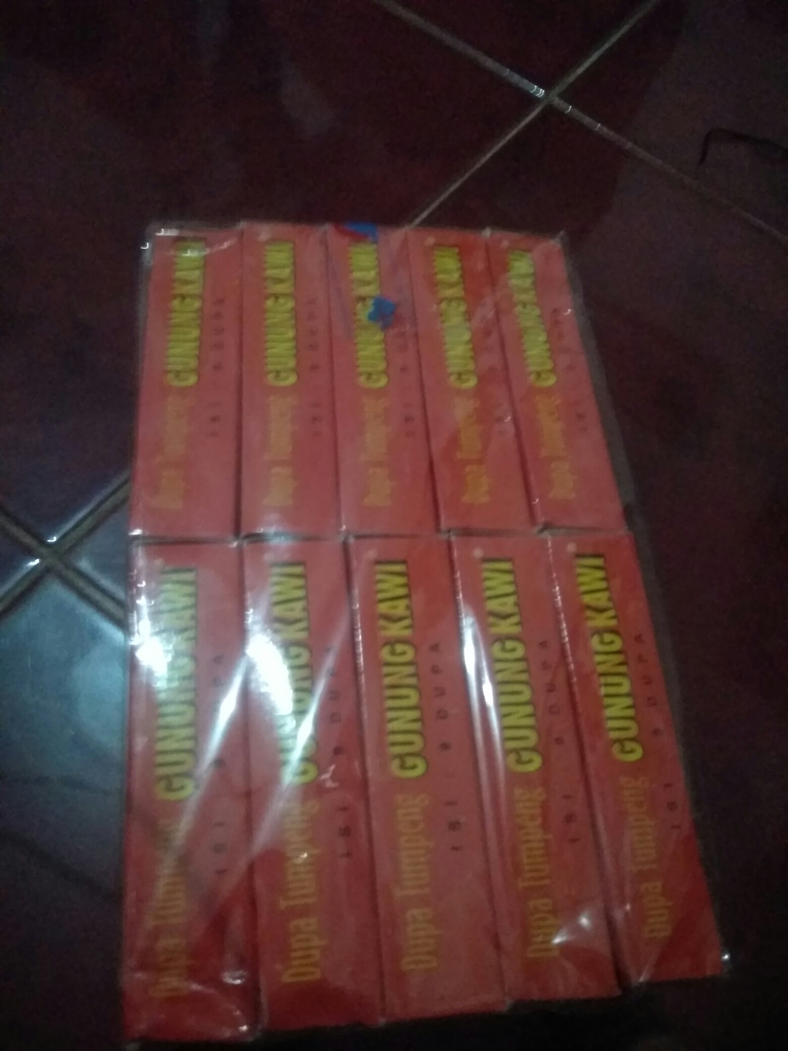 Dupa Tumpeng Kerucut Gunung Kawi Cap Buah Thoo