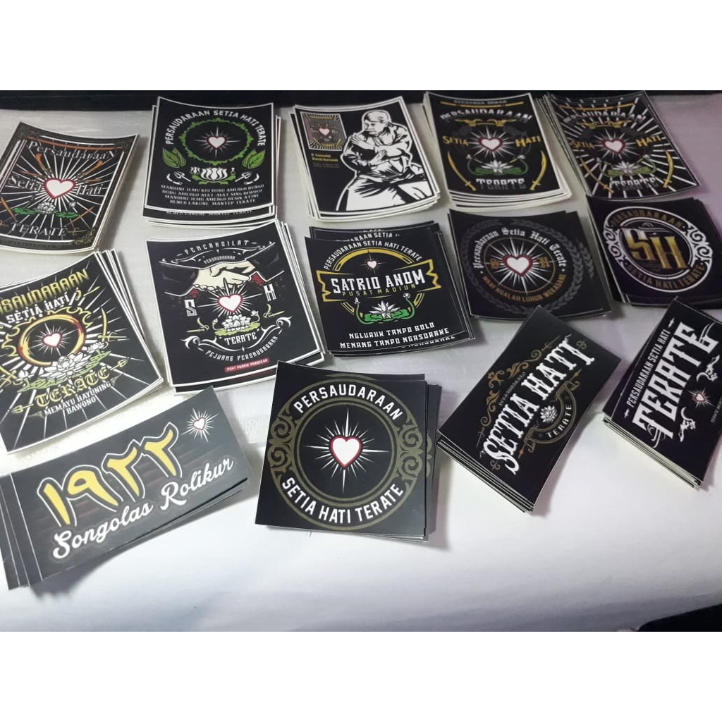 stiker psht printing anti luntur anti air / setiker psht printing