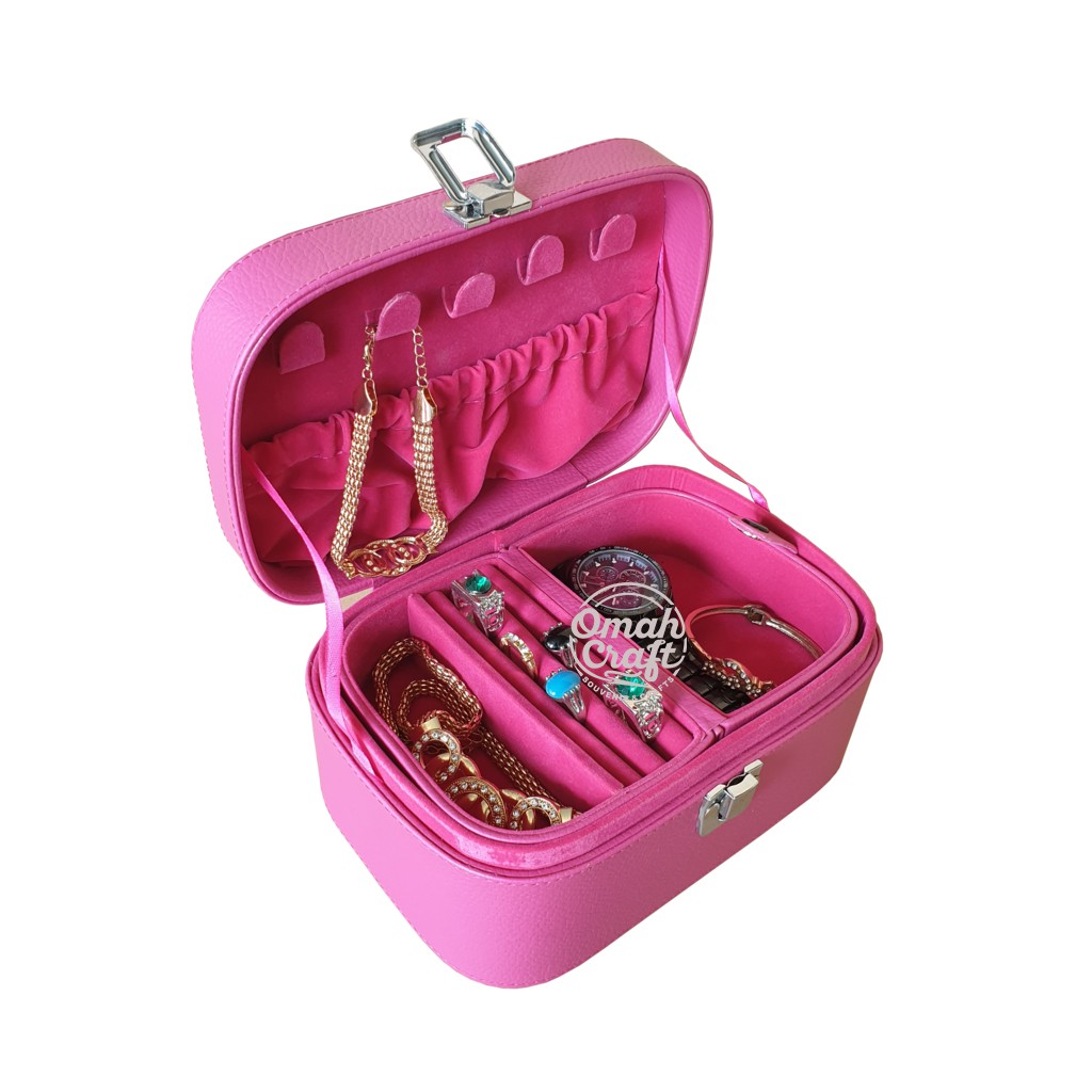 MAGENTA Jewelry Box and Accesories Kotak penyimpanan Emas Perhiasan Kalung Gelang