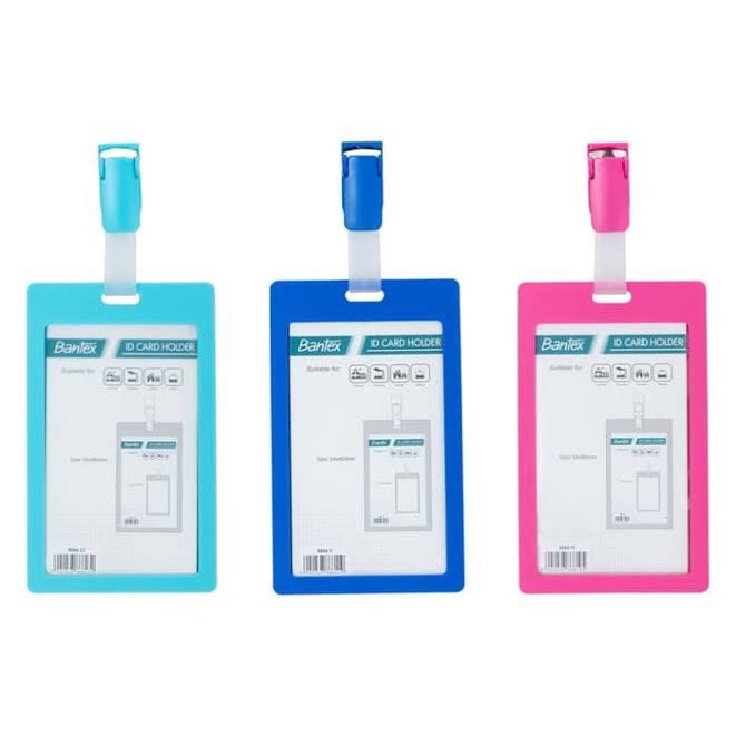 

Name Tag Clip Bantex Portrait&Landscape