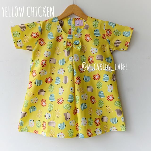 DRESS DAN ATASAN BAJU ANAK PEREMPUAN MODEL PITA