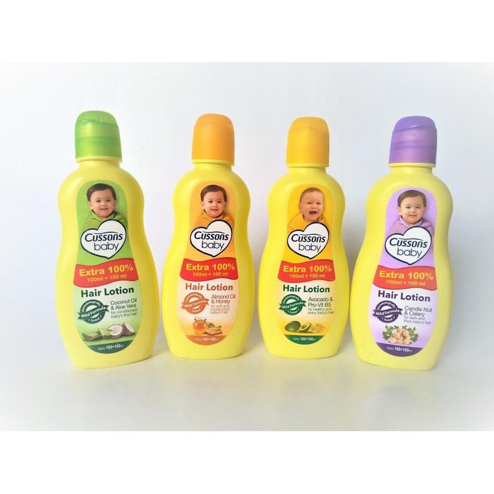 Cussons Hair Lotion Baby 100+100ml Avocado, Almond honey, Candlenut, Aloevera