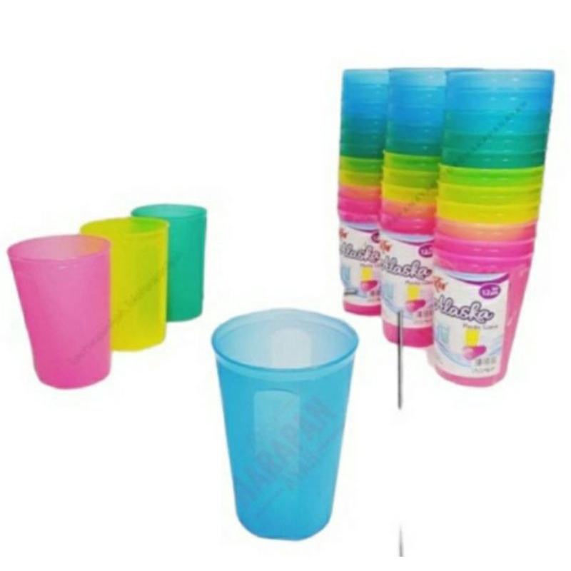 GELAS ALASKA PLASTIK SATUAN / 1 PCS